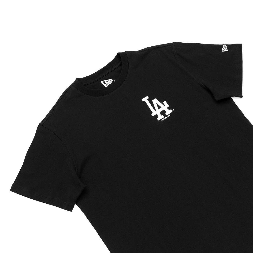 New Era cotton T-shirt Dodgers Metallic Print black color buy on PRM