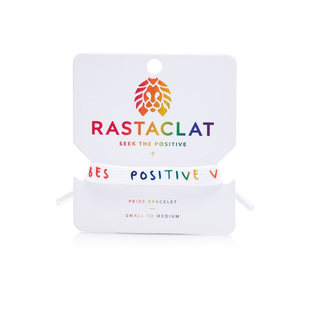 Rastaclat pride white sales & rainbow bracelet