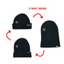 Thrasher: 3-Way Gonz Beanie (Black)