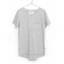 Profound Aesthetic: Basic Raw-Cut Short Sleeve Tee (Heather Gray)