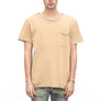 Profound Aesthetic: Basic Raw-Cut Short Sleeve Tee (Sand)