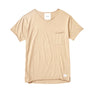 Profound Aesthetic: Basic Raw-Cut Short Sleeve Tee (Sand)