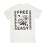 Free & Easy: Chains & Roses SS Tee (White)