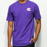 CHAMPION HERITAGE TEE PATRIOTIC C LOGO (PURPLE)