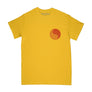 Free & Easy: Checkered Yin Yang SS Tee (Mustard)