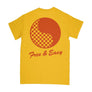 Free & Easy: Checkered Yin Yang SS Tee (Mustard)
