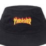 Thrasher: Flame Bucket Hat (Black)