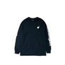 The Hundreds : Forever Solid Bar Crest L/S (Navy)