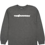 The Hundreds : Forever Bar Logo L/S (Charcoal)