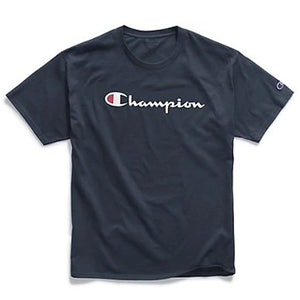Champion: Classic Jersey Graphic Tee (Navy)
