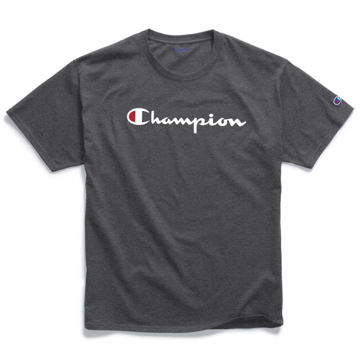 Champion: Classic Jersey Graphic Tee (Granite Heather)