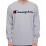 Champion: Heritage Long Sleeve Tee - Champion Script (Oxford Grey)