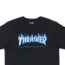 Thrasher: Icey Flame S/S T-shirt (Black)