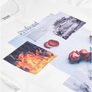 Profound Aesthetic: Baptized by Fire Graphic Tee (White)