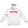 Thrasher : Skate Mag Hood (White/Red)