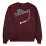 The Hundreds : Streak Crewneck (Maroon)