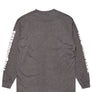 The Hundreds : Forever Solid Bar Crest L/S (Charcoal Heather)
