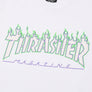 Thrasher : Joker Flame T-Shirt (White)