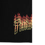Thrasher : Side Flame Overlay S/S Tee (Black)