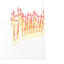 Thrasher : Side Flame Overlay S/S Tee (White)