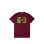The Hundreds : Wildfire Digital T-Shirt (Burgundy)