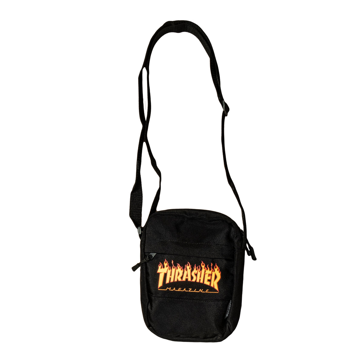 Thrasher Flame Mini Shoulder Bag Small Logo Black