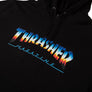 Thrasher : Hometown Glitch Hooded Sweatshirt (Black)