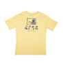 Pas De Mer : Cinema T-Shirt (Light Yellow)