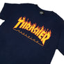 Thrasher : Flame Tee (Navy)