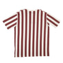 Pas De Mer : Por Favor T-Shirt (Natural/Burgundy Stripes)