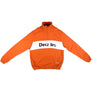 Decades : 2-Tone Half Zip Sweater (Orange)