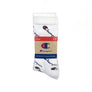 Champion: Life - All Over Print Crew Sock (White)