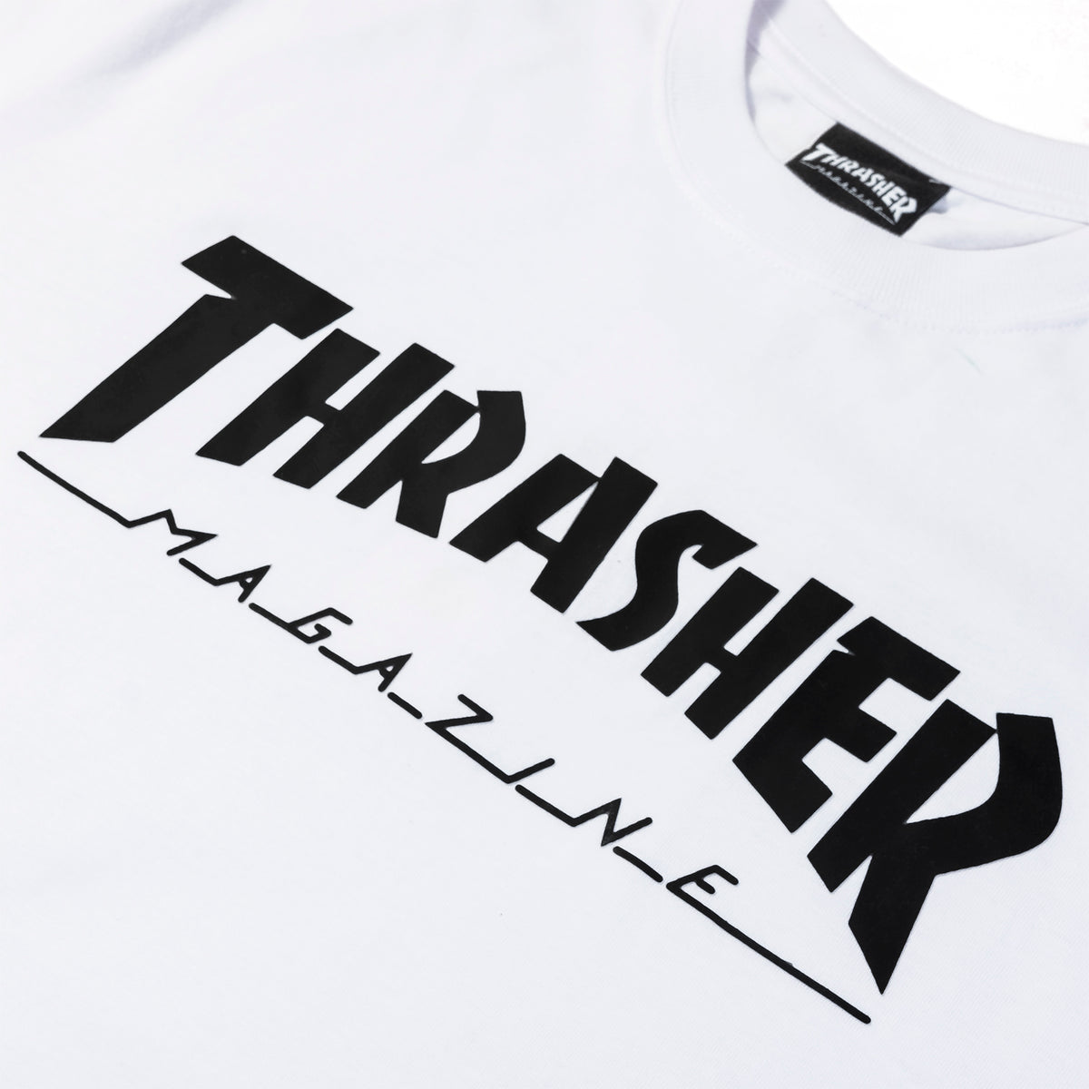 Black and hotsell white thrasher shirt