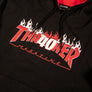 Thrasher : 40 Years Flame Hooded Sweatshirt (Black)