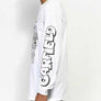 The Hundreds x Garfield: Messy Garfield Long Sleeve T-shirt (White)