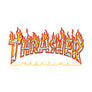 Thrasher : Skeleton Flame S/S T-Shirt (White)