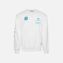 Shadow Hill : Coral Crewneck (White)