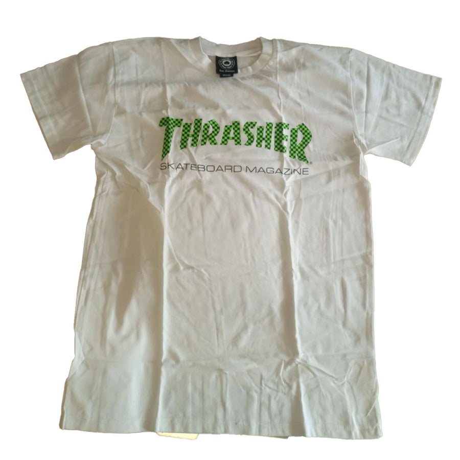 Thrasher: Checker Skate Mag Tee (White)