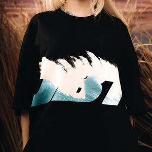 DBTK: Slant Wave Tee (Black)