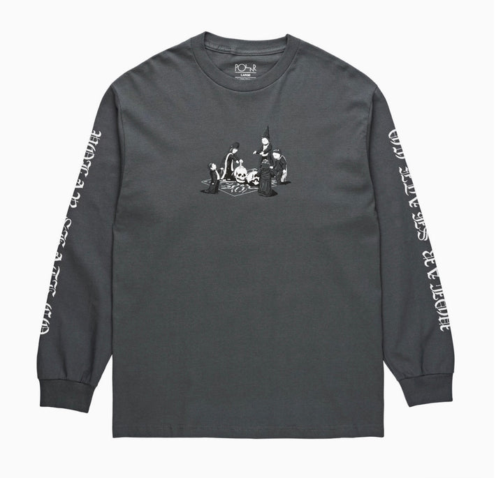 Polar Skate Co Rituals L/S T Shirt - Graphite