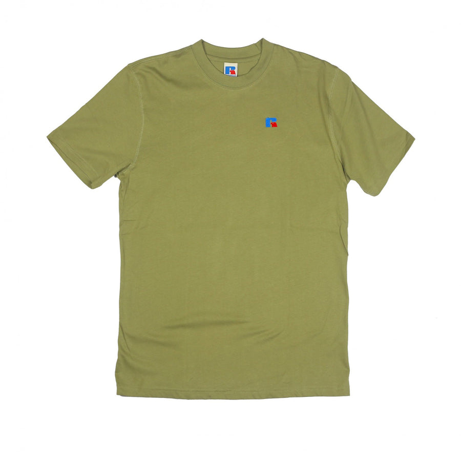 Russell Athletics: Baseliner Tee Heavyweight (Dry Grass)