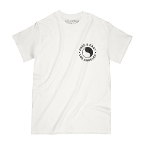 Free & Easy: Chains & Roses SS Tee (White)
