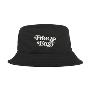 Free & Easy: Don't Trip Bucket Hat (Black)