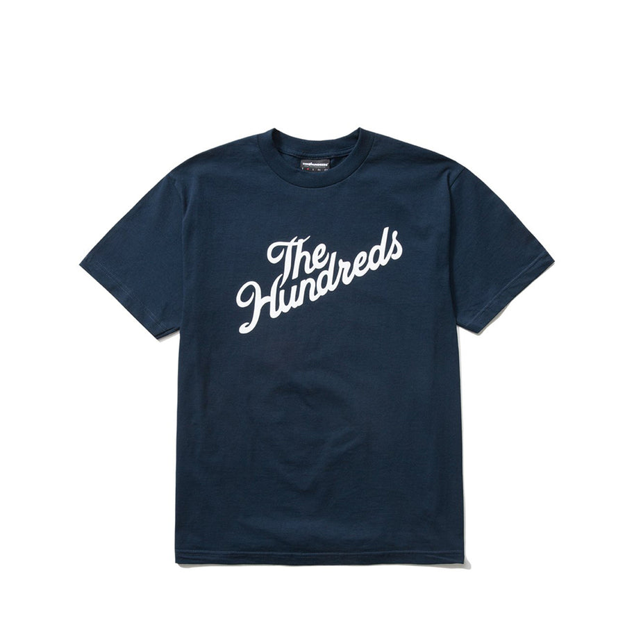 The Hundreds : Forever Slant Logo T-Shirt (Navy)