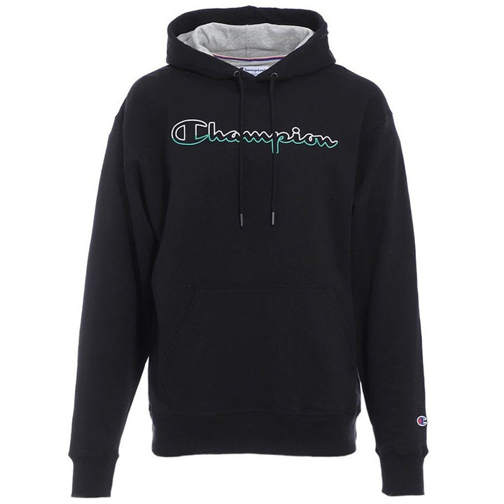 Champion: Powerblend Graphic Hoodie (Black)