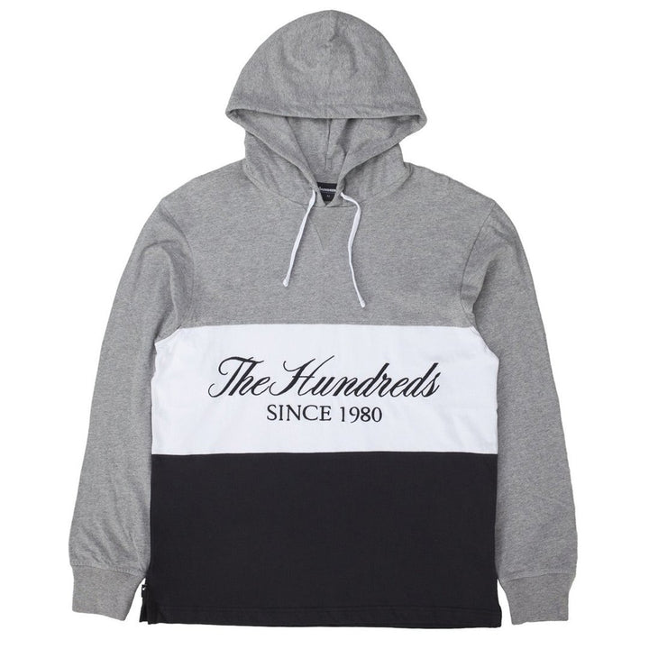 The Hundreds : Ellie Hooded LS T-Shirt (Athletic Heather)