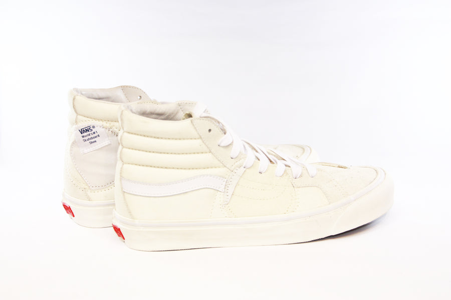 Vans: Vault shoes Sk8-HI Bricolage LX Vintage (Classic White/Marshmallow)