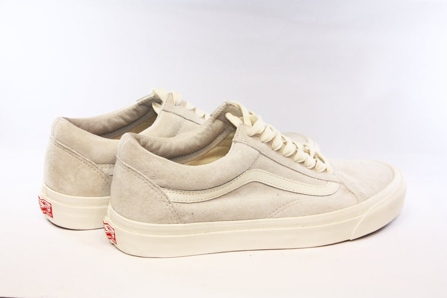 Vans: Vault-Shoes: OG Old Skool LX Leather/Suede (Marshmallow)