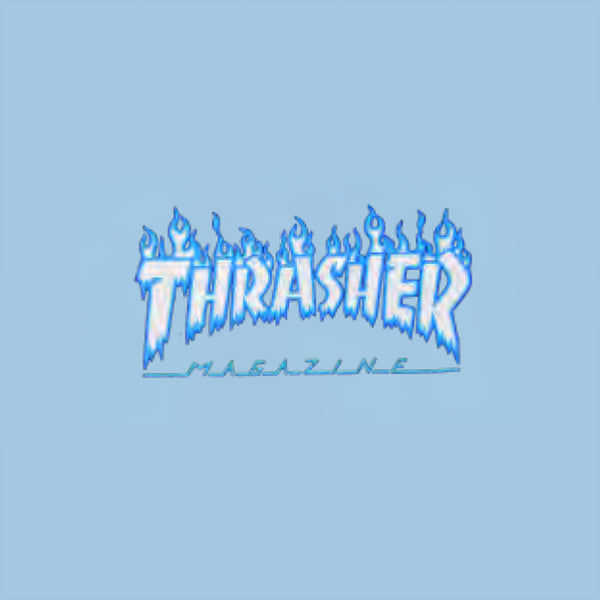 Light blue thrasher shirt hotsell