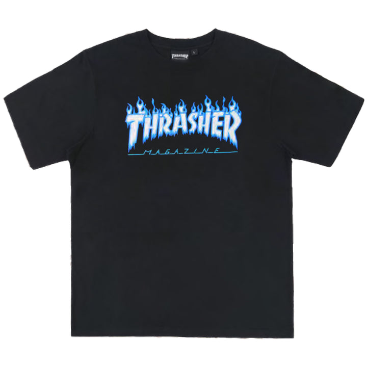 Thrasher: Icey Flame S/S T-shirt (Black)